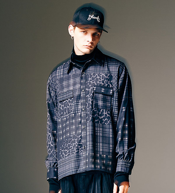2026 春 先行予約 2月上旬〜中旬入荷予定 glamb グラム Patchwork Print Shirt シャツ 送料無料 キャンセル不可 atftps glamb（グラム） 2026 春 先行予約 2月上旬〜中旬入荷予定 シャツ