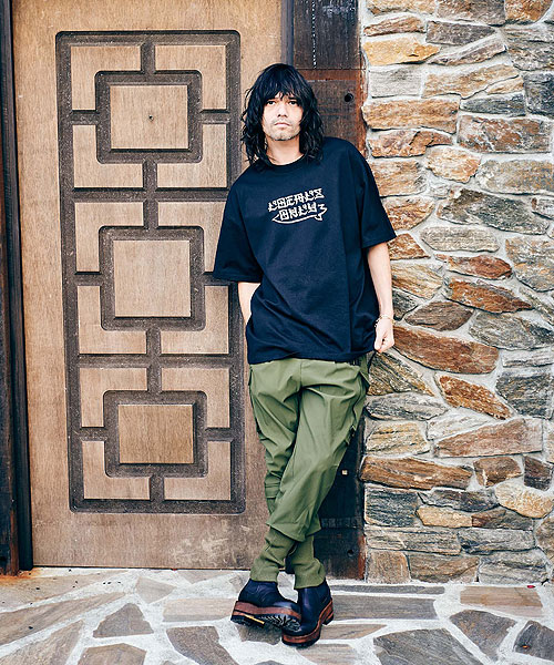 まれるサル パンツ カーゴパンツ Long rib cargo pants / ロングリブ