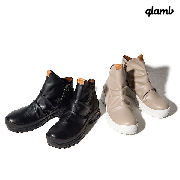 グラム ブーツ glamb Side Zip Drape Boots サイドジップドレープ