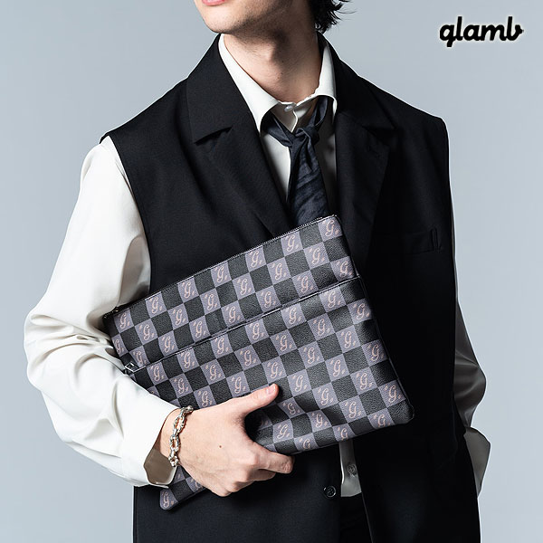 30％OFF SALE セール glamb グラム Monogram Clutch Bag モノグラムクラッチバッグ バッグ 送料無料 atfacc glamb（グラム） SALE セール バッグ glamb Monogram Clutch Bag