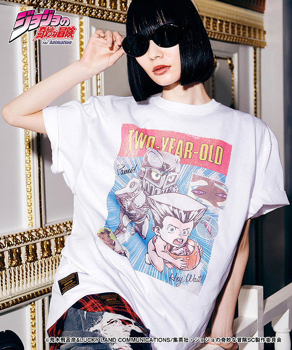 glamb（グラム） glamb×ジョジョの奇妙な冒険 3部 Tシャツ glamb De