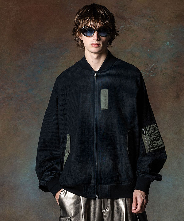 30％OFF SALE セール glamb グラム Seersucker Summer MA-1 シアサッカーサマーMA-1 atfjkt glamb（グラム） SALE セール ジャケット glamb Seersucker Summer MA