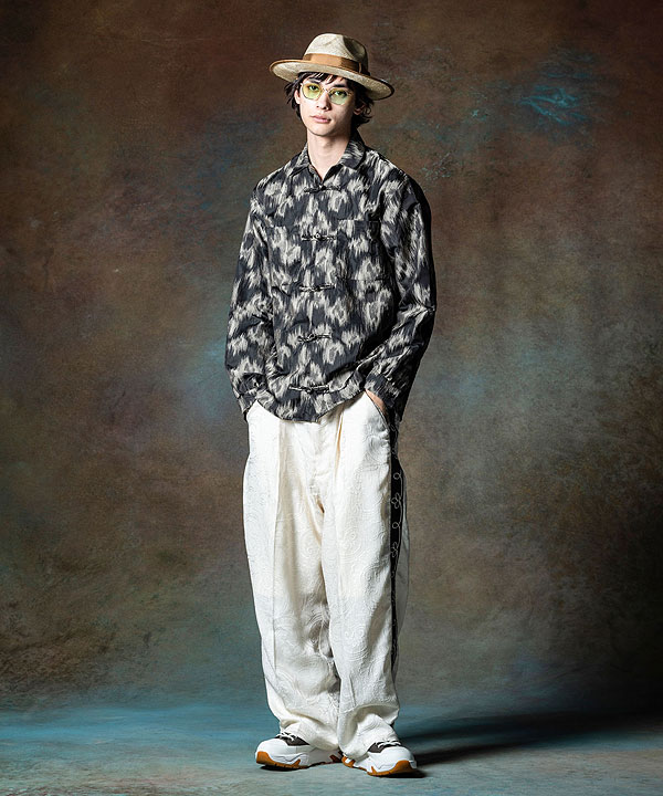 glamb（グラム） SALE セール シャツ glamb Brush Jacquard Shirt