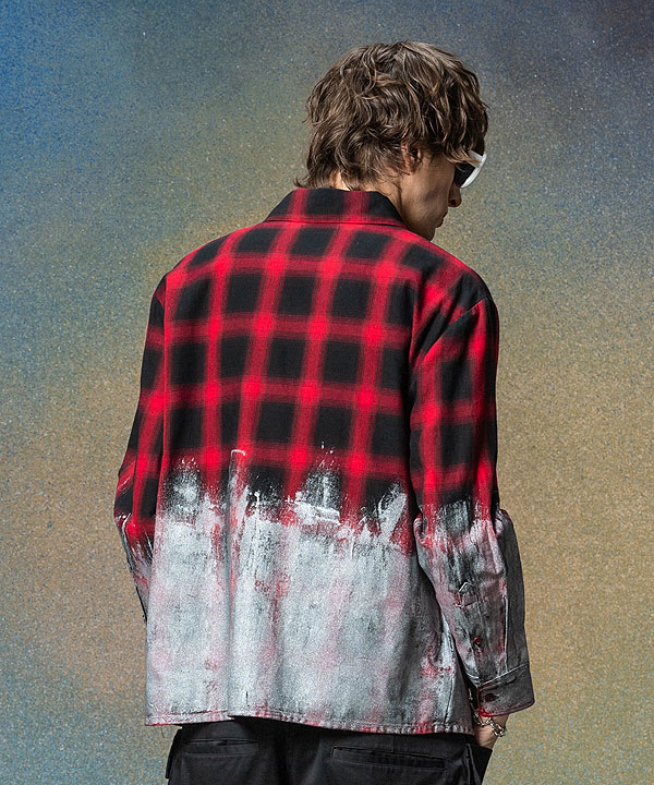 glamb（グラム） シャツ glamb Glitter Check Shirt グリッター