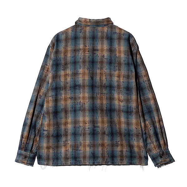 glamb（グラム） シャツ glamb Grunge Stain Check Shirt チェック