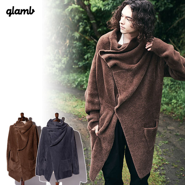 SALE セール glamb グラム カーディガン フェザーミストカーディガン Feather mist cardigan メンズ おしゃれ