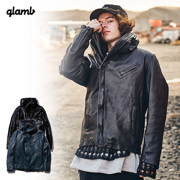 専用商品』glamb グラム キャロルドレープライダース - レザージャケット