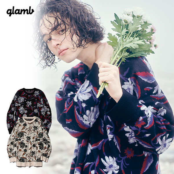 glamb グラム セーター Curio Flower Knit メンズ キュリオフラワー