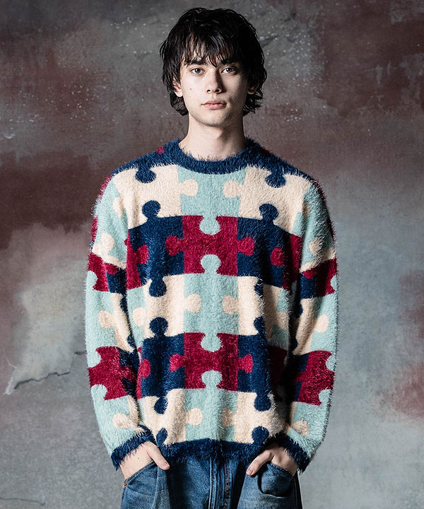 glamb（グラム） SALE セール ニット glamb Puzzle Knit パズルニット