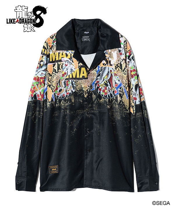 glamb（グラム） glamb×龍が如く8 シャツ glamb Goro Majima Shirts