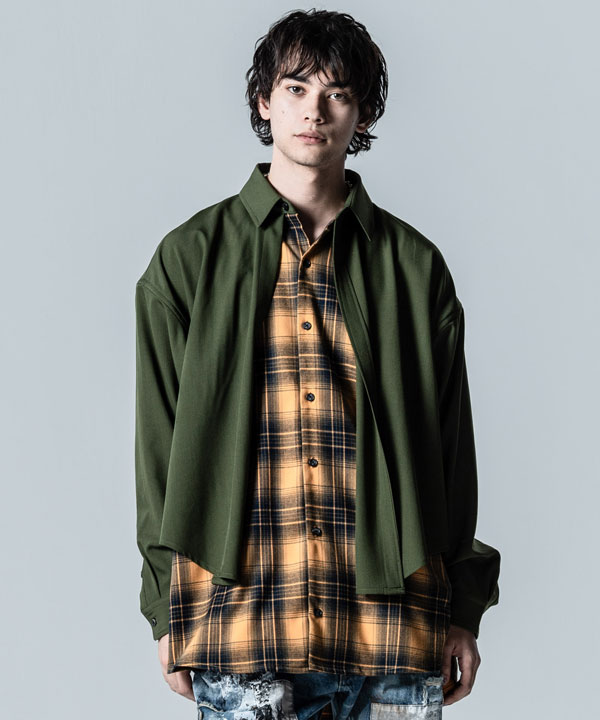 glamb（グラム） SALE セール 長袖シャツ glamb Double Layered Shirt