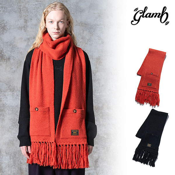 2025 秋 先行予約 10月下旬〜11月上旬入荷予定 glamb グラム Pocket Muffler マフラー 送料無料 キャンセル不可 atfacc glamb（グラム） 2025 秋 先行予約 10月下旬〜11月上旬入荷予定