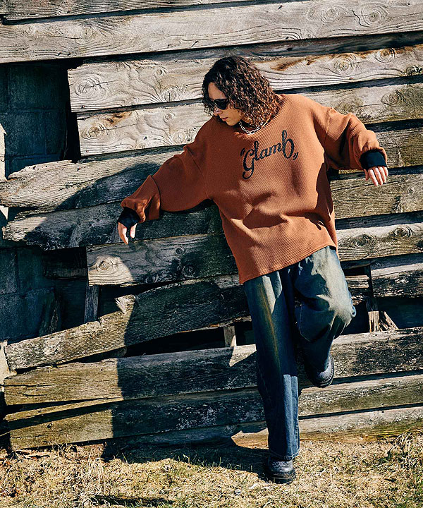 glamb（グラム） Tシャツ glamb All Purpose Waffle Cutsew オールパー