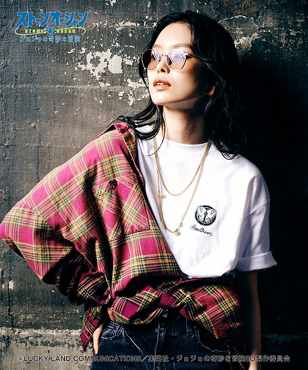 glamb（グラム） glamb×ジョジョの奇妙な冒険 ストーンオーシャン T