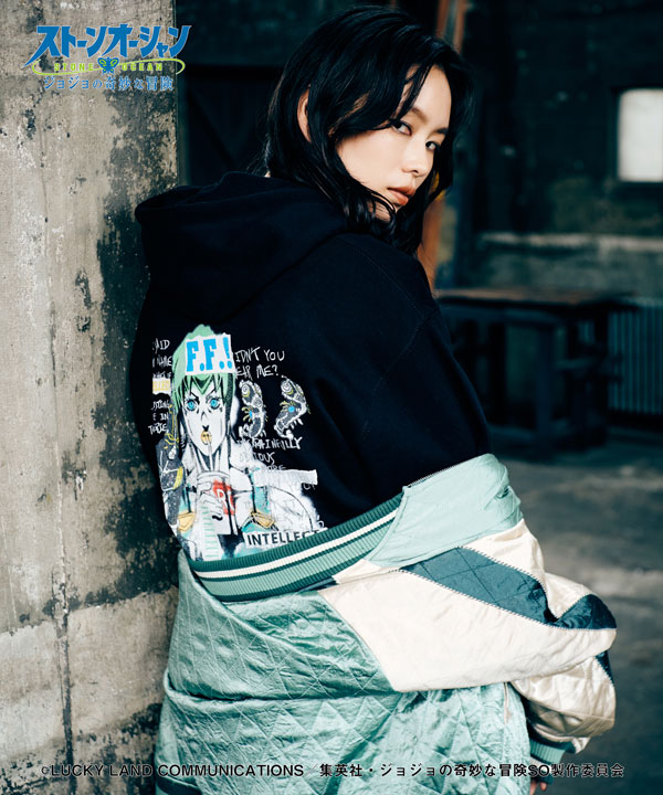 glamb×ジョジョの奇妙な冒険 ストーンオーシャン glamb グラム F・F Hoodie パーカー atftps glamb（グラム） glamb×ジョジョの奇妙な冒険 ストーンオーシャン