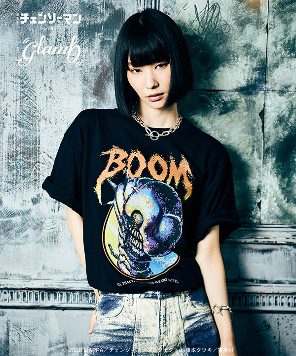 glamb チェンソーマン Bomb Tシャツ Mサイズ glamb（グラム） glamb×劇場版『チェンソーマン レゼ篇』第2弾 Tシャツ