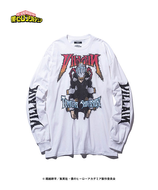 glamb×僕のヒーローアカデミア glamb グラム Tomura Shigaraki Long Sleeves T ロンT コラボ atftps glamb（グラム） glamb×僕のヒーローアカデミア 先行予約 2月下旬〜3月