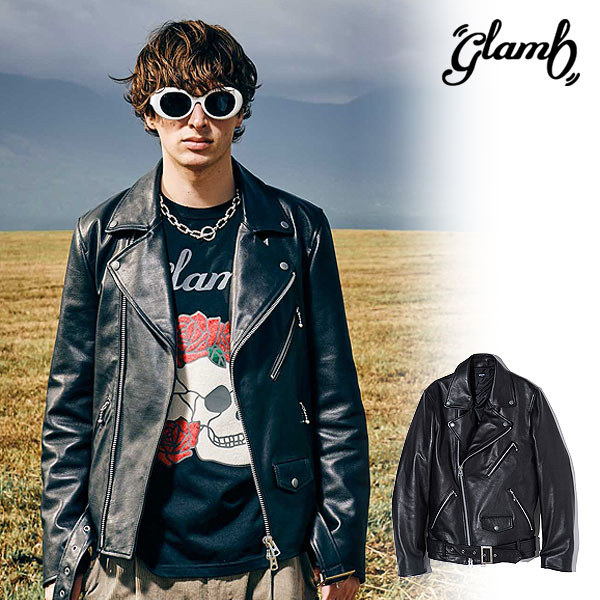 激安挑戦！！ ジャケット グラム glamb Calf レザー Jacket Riders Leather ジャケット・アウター