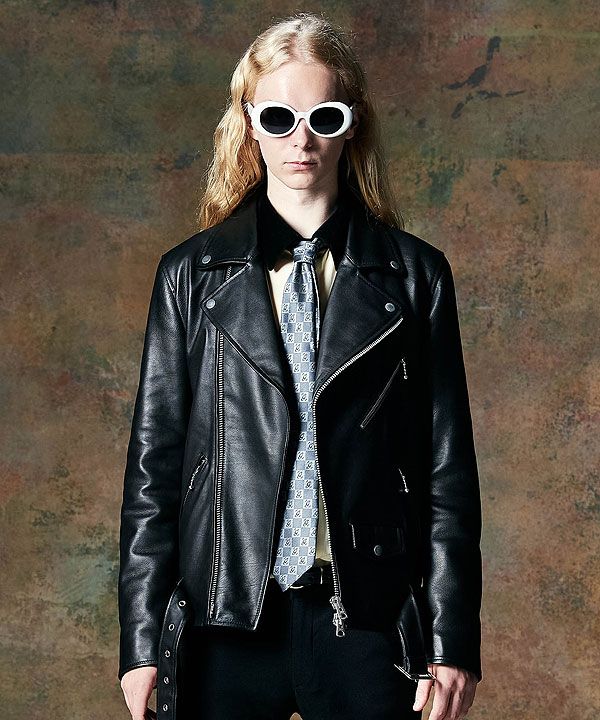 glamb グラム ジャケット Calf Leather Riders Jacket レザー