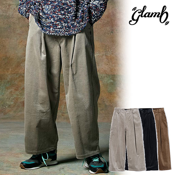 glamb（グラム） パンツ glamb Tuck Corduroy Pants タック