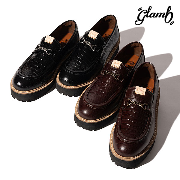 2025 冬 先行予約 12月下旬〜1月上旬入荷予定 glamb グラム Croco Emboss Bit Loafer ローファー 送料無料 キャンセル不可 atfacc gb0425-ac02_1.jpg