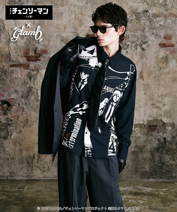 glamb×劇場版『チェンソーマン レゼ篇』先行予約 1月上旬〜中旬入荷予定 glamb グラム Aki & Angel Devil Shirt キャンセル不可 atftps glamb（グラム） glamb×劇場版『チェンソーマン レゼ篇』先行予約 1月