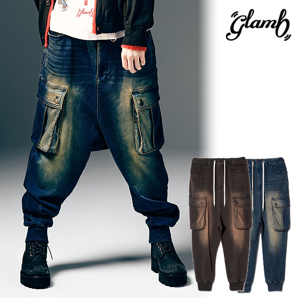 glamb（グラム） パンツ glamb Knit Denim Cargo Pants 送料無料