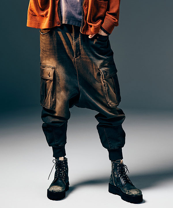 glamb（グラム） パンツ glamb Knit Denim Cargo Pants 送料無料