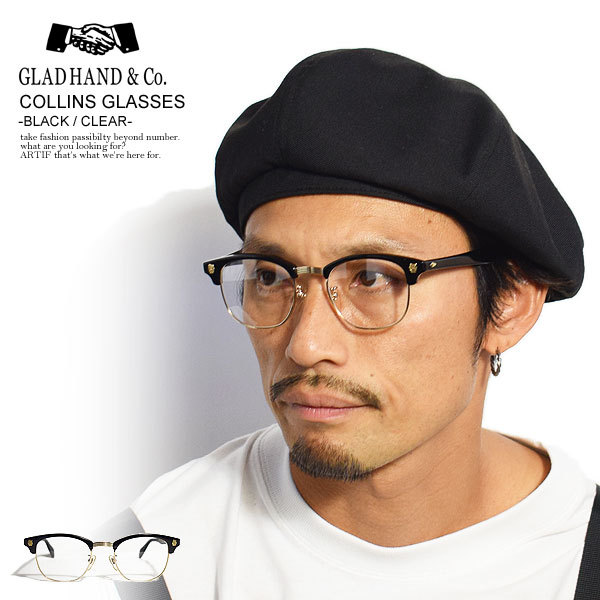 グラッドハンド サングラス GLAD HAND ×丹羽雅彦 COLLINS - GLASSES