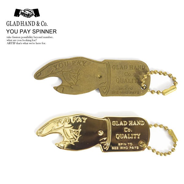 グラッドハンド キーホルダー GLAD HAND YOU PAY SPINNER :glad-spinl:ARTIF - 通販 -  Yahoo!ショッピング