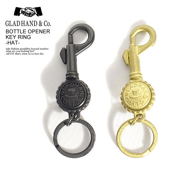 グラッドハンド キーホルダー GLAD HAND BOTTLE OPENER KEY