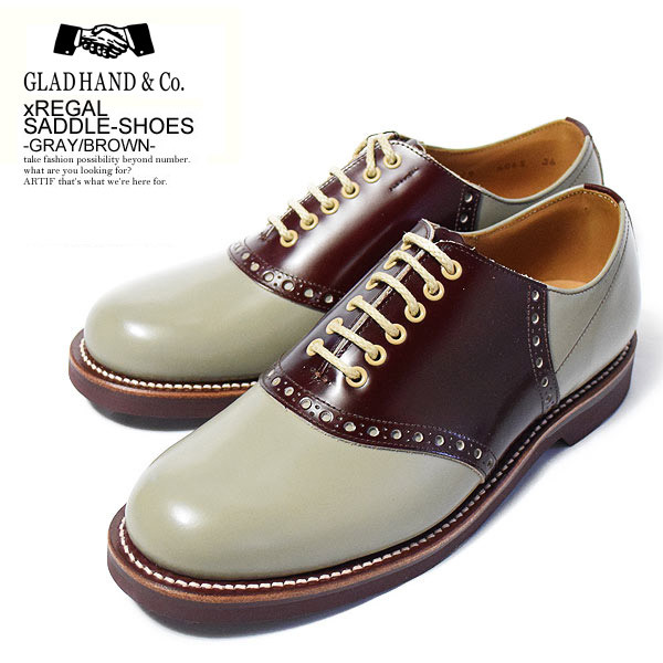 グラッドハンド×リーガル サドルシューズ GLAD HAND×REGAL SADDLE-SHOES -GRAY/BROWN- :gladhand-sgr:ARTIF  - 通販 - Yahoo!ショッピング