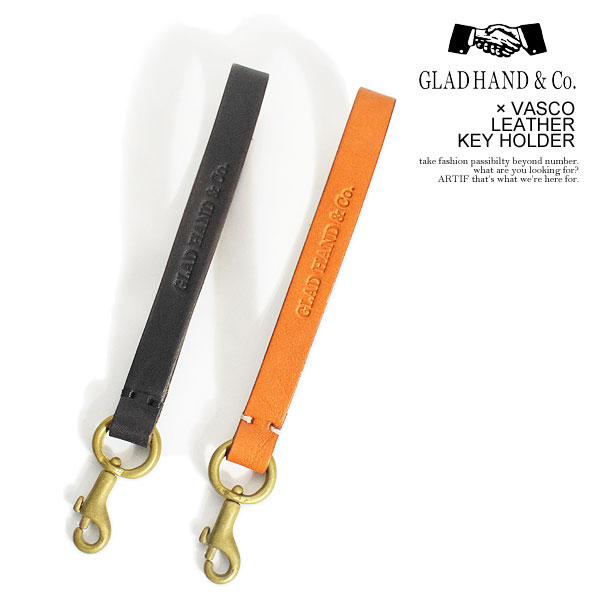 GLAD HAND（グラッドハンド） キーホルダー VASCO × GLADHAND LEATHER