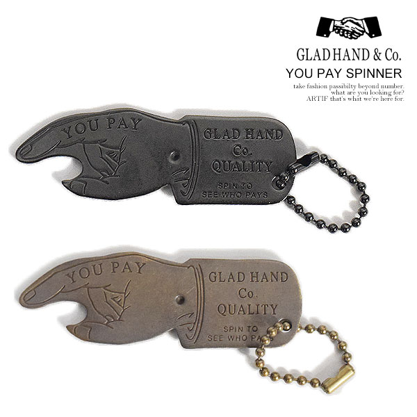 グラッドハンド キーホルダー GLAD HAND YOU PAY SPINNER