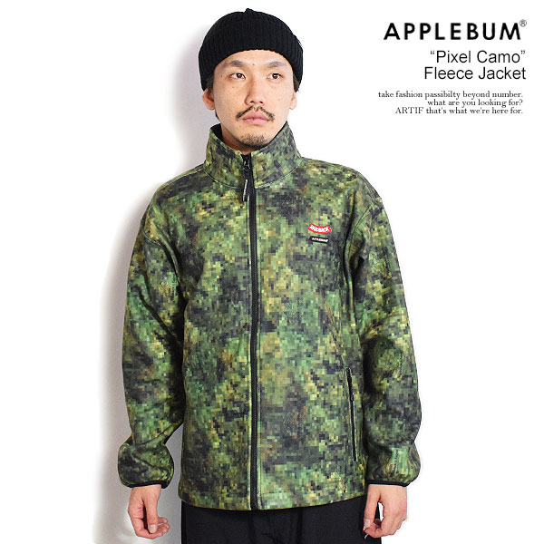 RAIDBACK 迷彩ナイロンジャケット APPLEBUM（アップルバム） ジャケット “Pixel Camo” Fleece Jacket
