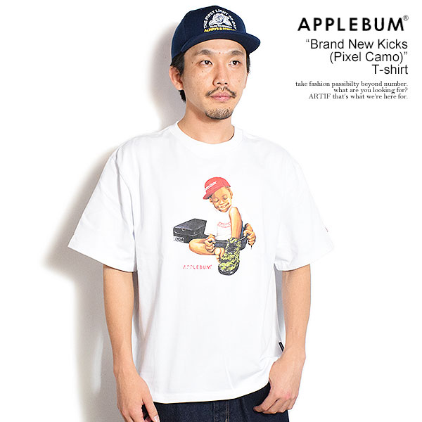 APPLEBUM（アップルバム） Tシャツ “Brand New Kicks (Pixel Camo)” T