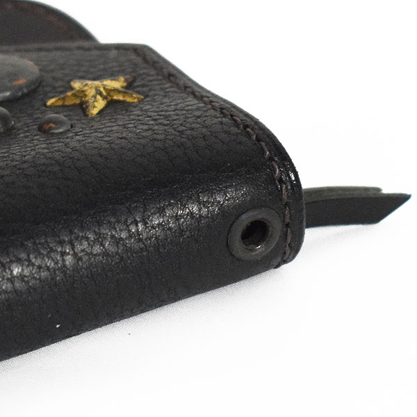 グルーバーレザー 財布 GROOVER LEATHER トラッカーウォレット -BLACK