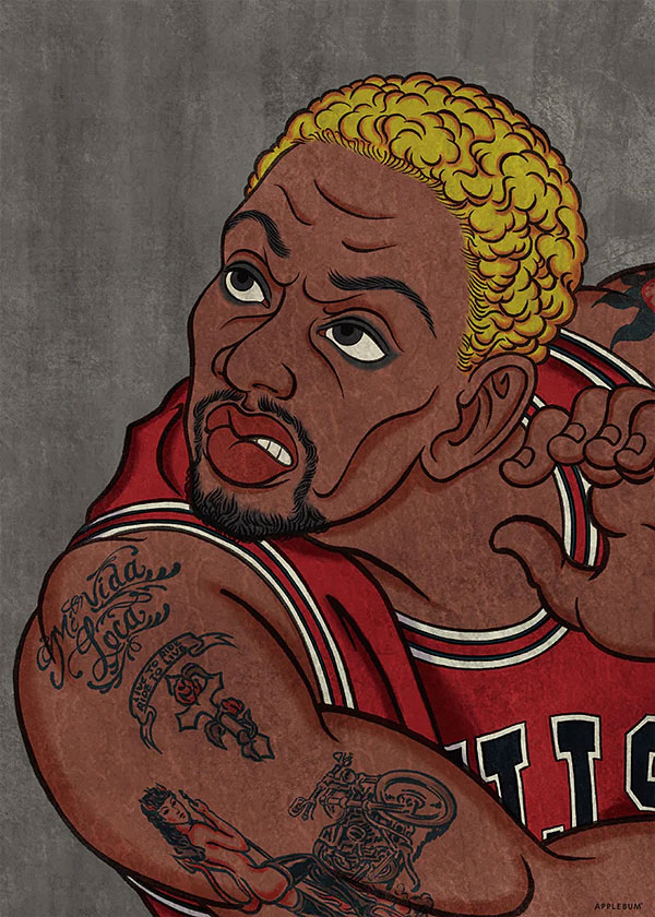 APPLEBUM（アップルバム） ポスター “WORM” 浮世絵 A1 Poster メンズ