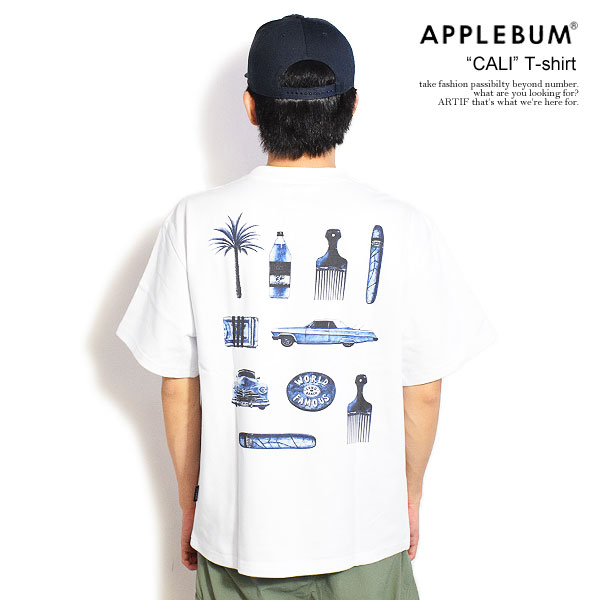 APPLEBUM アップルバム CALI Tシャツ　XXLサイズ　完売サイズ APPLEBUM（アップルバム） Tシャツ “CALI” T-shirt 12oz メンズ 半袖