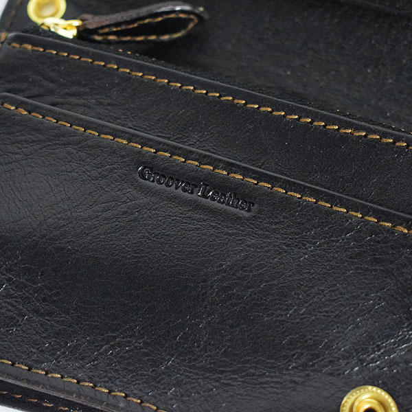 グルーバーレザー 財布 GROOVER LEATHER ショートトラッカー 馬革