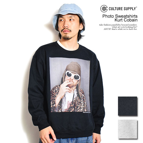 カルチャーサプライ 24AW カートコバーン スウェット トレーナー XL黒 CULTURE SUPPLY SALE セール カルチャーサプライ スウェット CULTURE
