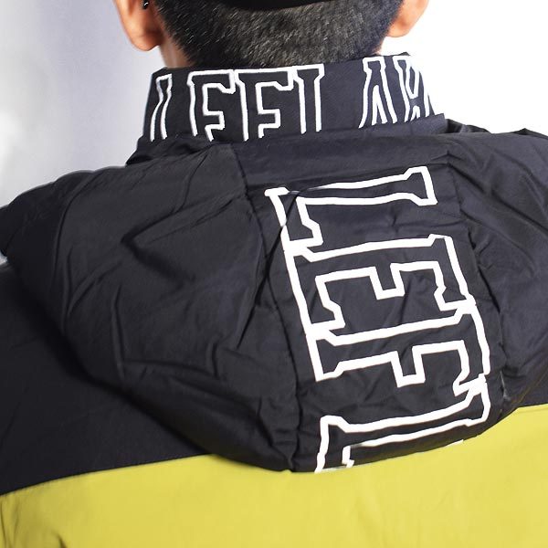 レフラー ダウンジャケット LEFLAH 2WAY NYLON DOWN JACKET -BEIGE 