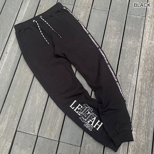 レフラー パンツ LEFLAH college logo col. sweat pants メンズ