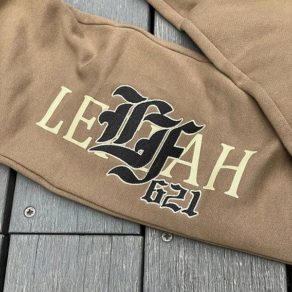 レフラー パンツ LEFLAH college logo col. sweat pants メンズ