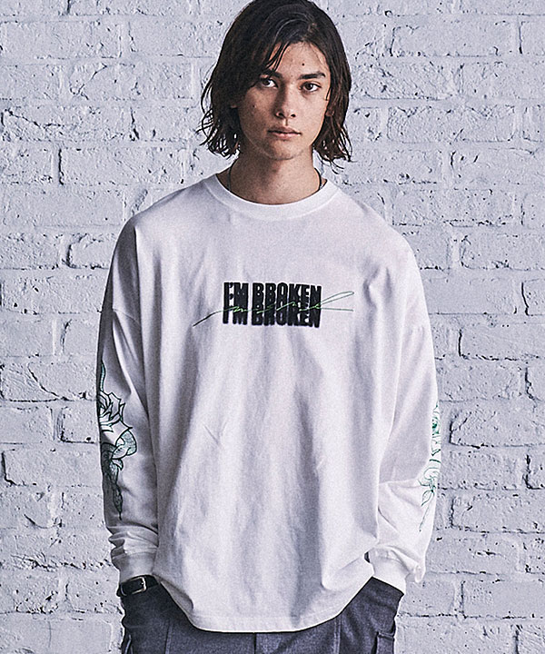 SALE セール エムエスエムエル Tシャツ MSML I'M BROKEN L/S T-SHIRT