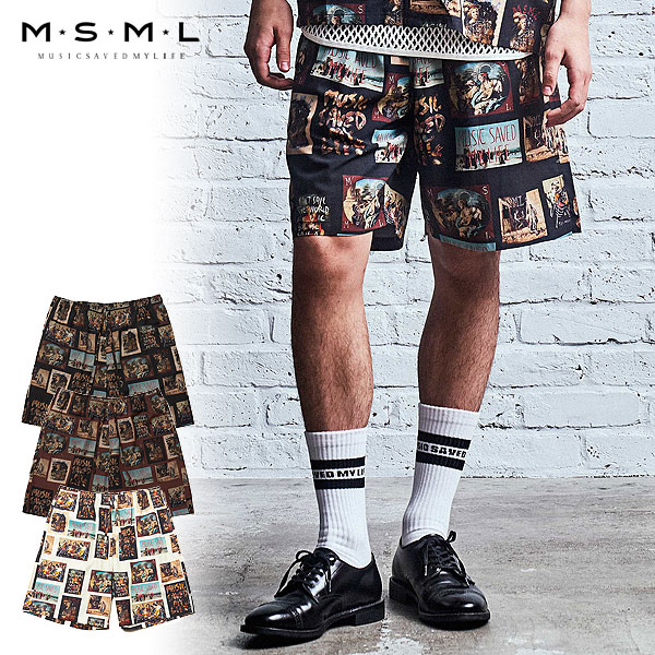 SALE セール MSML エムエスエムエル パンツ ART GRAPHIC SHORTS メンズ :m11-02b1-ps01:ARTIF - 通販  - Yahoo!ショッピング