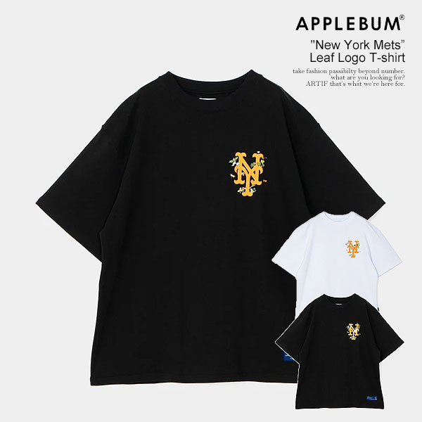 APPLEBUM（アップルバム） Tシャツ “New York Mets” Leaf Logo T-shirt