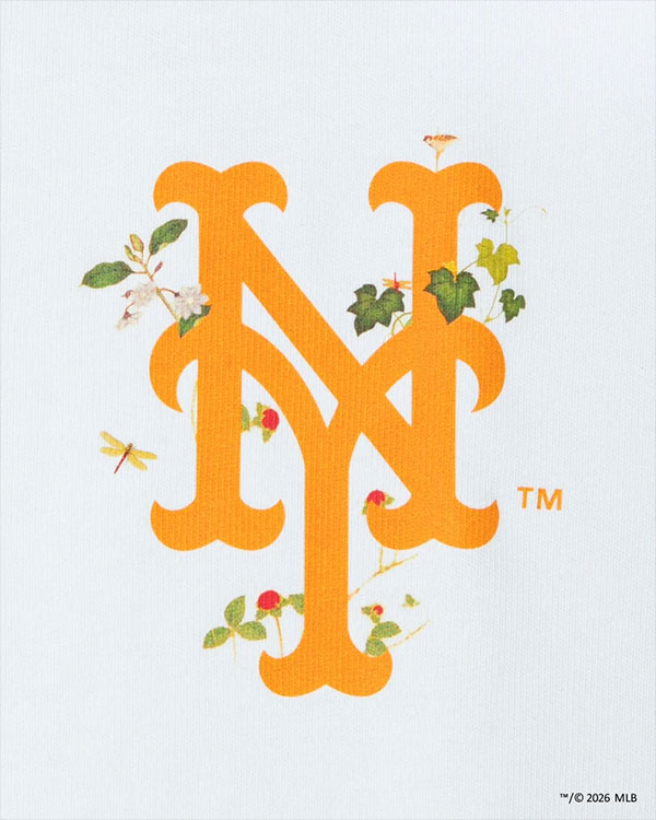 APPLEBUM（アップルバム） Tシャツ “New York Mets” Leaf Logo T-shirt