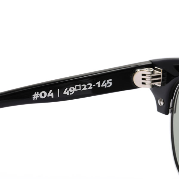 OWN オウン サングラス ブロウタイプ メガネ 04 BLACK GREEN メンズ