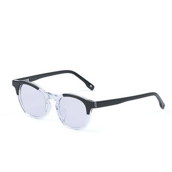 オウン サングラス OWN #06 BLACK×CLEAR/SMOKY PURPLE メンズ ツートン